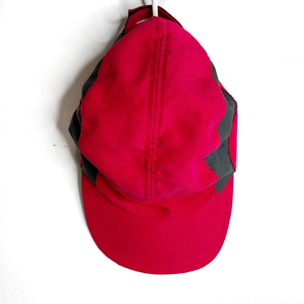 Merrell Lightweight 7 Panel Reflective Logo Hat Pink/Gray